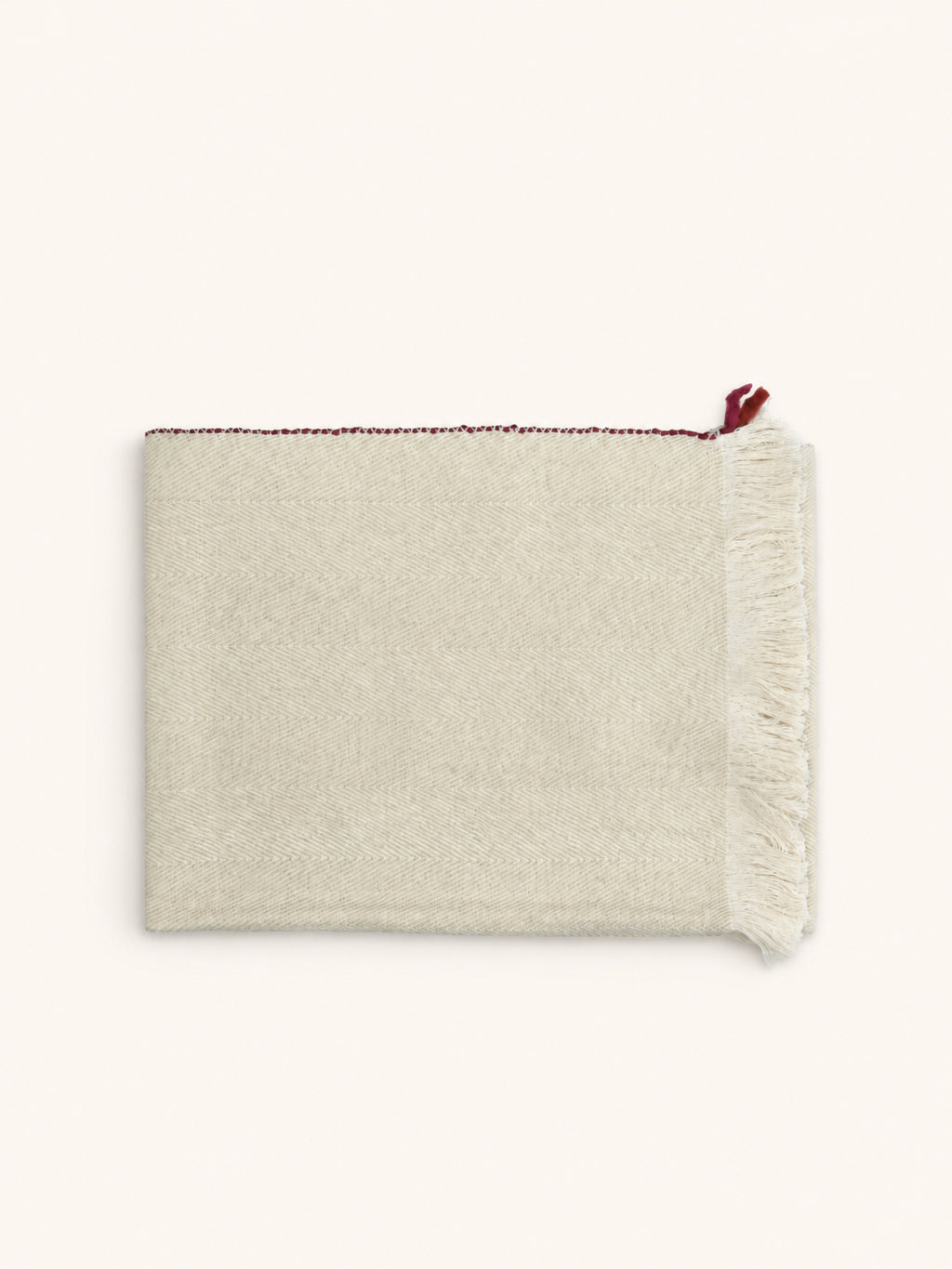 LAMA - throw - lambswool - L 170 x W 130 cm - rust