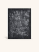 Grijs – OSCURO - Wanddekoration - Leinwand - L 120 x W 2,5 x H 150 cm - Holzkohle