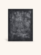 OSCURO - wanddecoratie - canvas - L 120 x W 2,5 x H 150 cm - houtskool