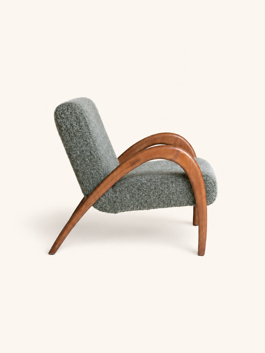 MAURICE - relax stoel - polyester - L 64,5 x W 83,5 x H 75 cm - groen