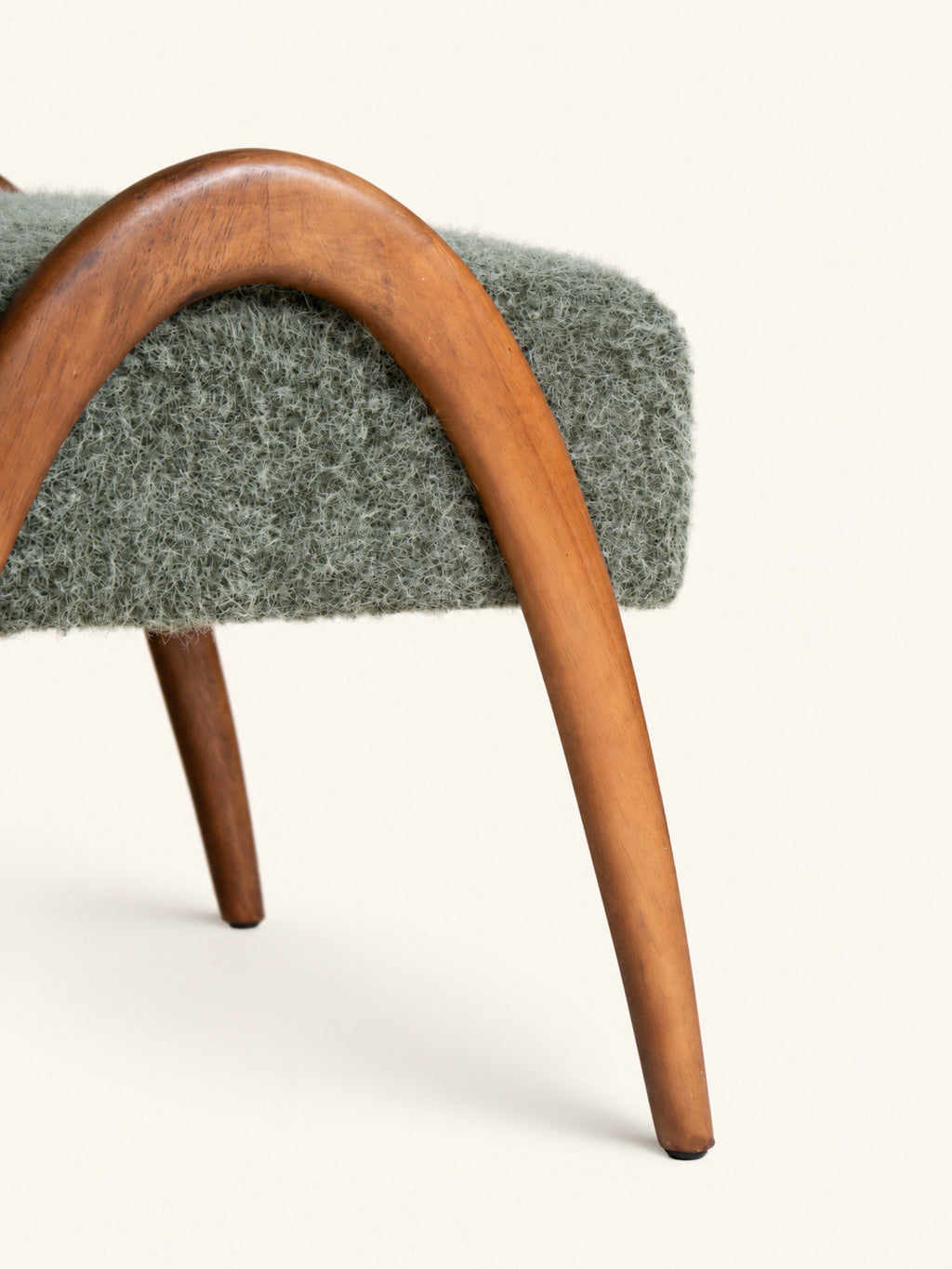 MAURICE - pouf - polyester - L 58,5 x W 45 x H 46,5 cm - vert