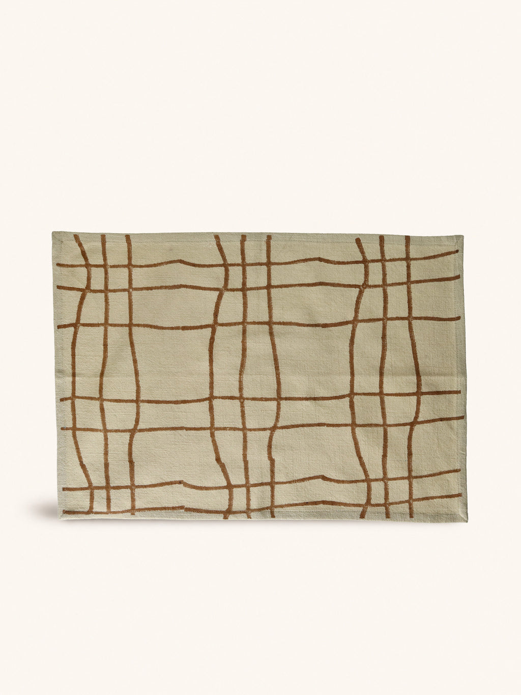 BATIK - set de table - coton - L 50 x W 35 cm - rouille