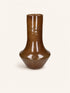 CAMOU - vase - verre - DIA 25 x H 41,5 cm - camel