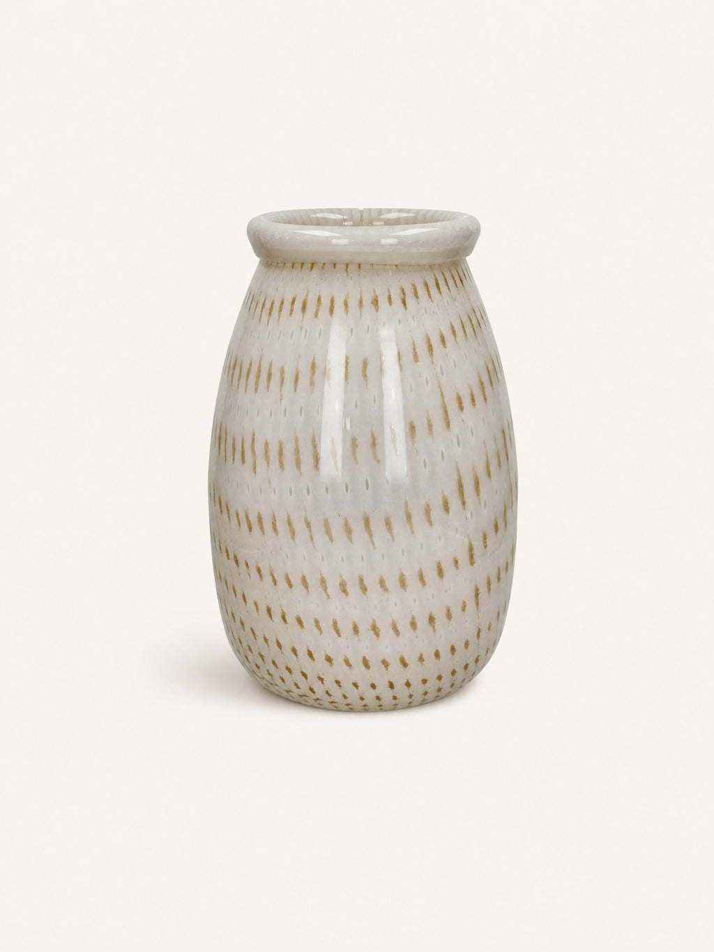 CAMOU - vaas - glas - DIA 23,5 x H 37,5 cm - camel