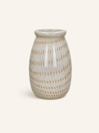 CAMOU - vaas - glas - DIA 23,5 x H 37,5 cm - camel