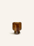 CAMOU - vaas / windlicht - glas - DIA 10 x H 12 cm - camel