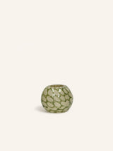 Groen – CAMOU - portavelas - vidrio - L 10,2 x W 9,3 x H 7,8 cm - verde