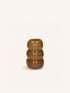 ORBIT - jarrón / farol - vidrio - DIA 13,5 x H 20 cm - camel