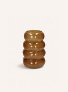 ORBIT - vase / lantern - glass - DIA 17 x H 24 cm - camel