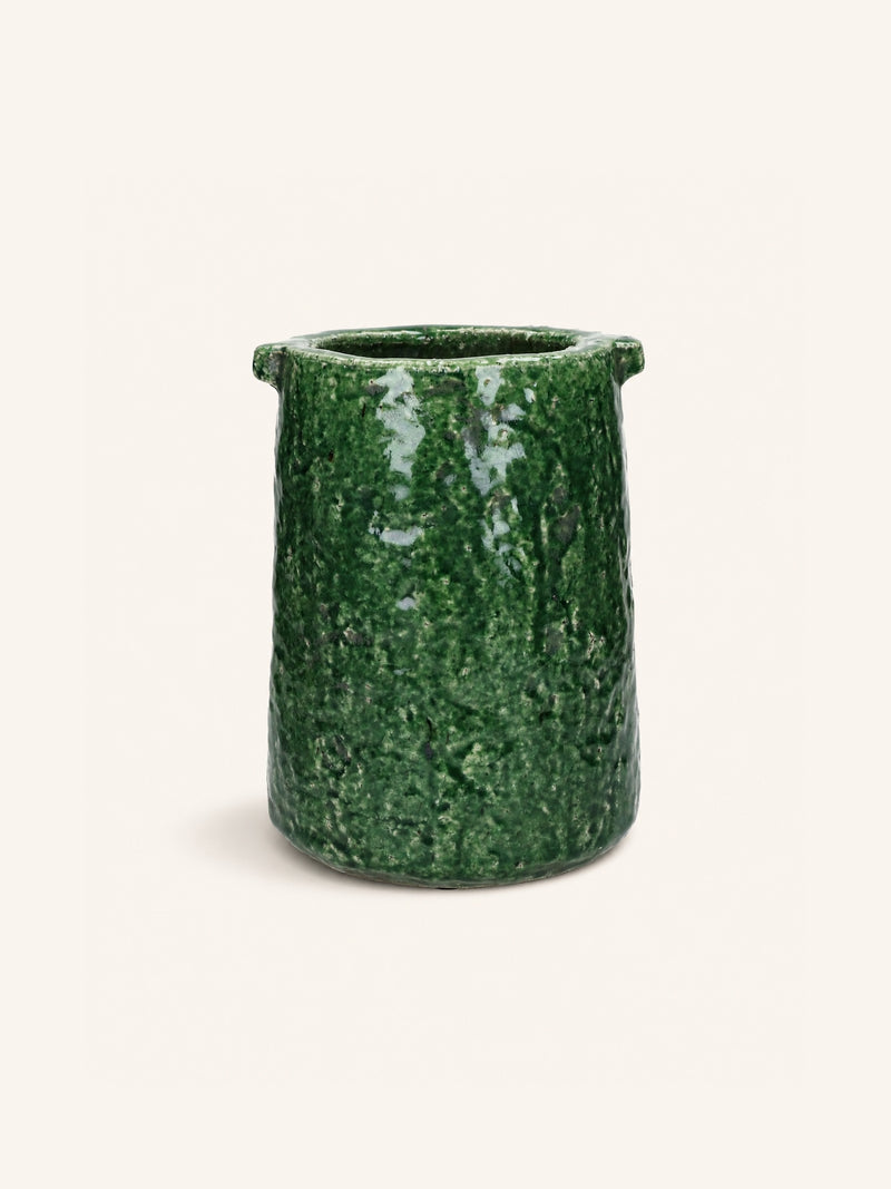 LUMU - pot - ceramic - DIA 18,5 x H 25 cm - green