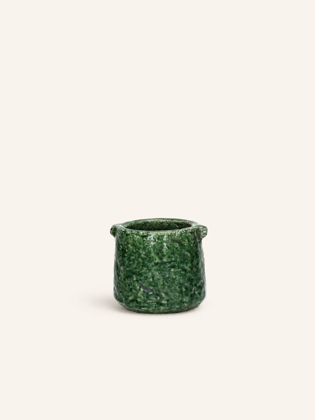 LUMU - pot - céramique - DIA 14 x H 12,5 cm - vert