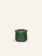 LUMU - pot - céramique - DIA 14 x H 12,5 cm - vert