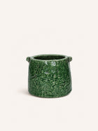 LUMU - pot - ceramic - DIA 18,5 x H 15 cm - green