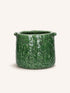 LUMU - maceta - cerámica - DIA 23,5 x H 19,5 cm - verde