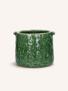 LUMU - maceta - cerámica - DIA 23,5 x H 19,5 cm - verde