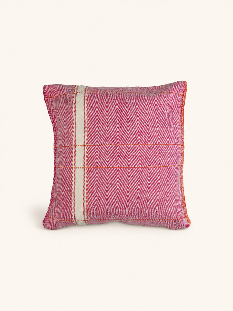 NOMAD - kussen - katoen - L 50 x W 50 cm - fuchsia