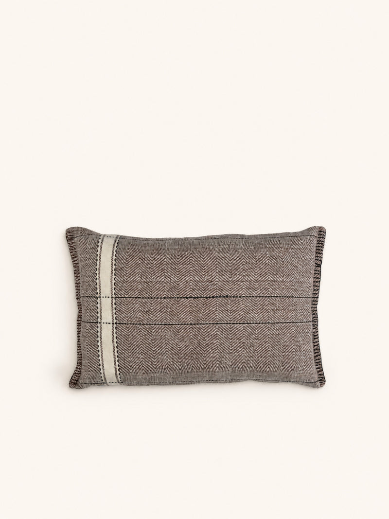 NOMAD - kussen - katoen - L 60 x W 40 cm - bruin
