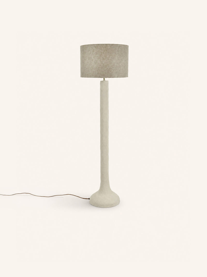EIVISSA - floor lamp - papier-mâché - DIA 32 x H 125 cm - off-white
