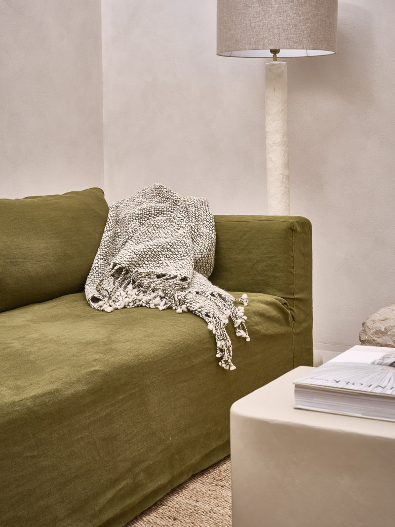 EIVISSA - floor lamp - papier-mâché - DIA 32 x H 125 cm - off-white