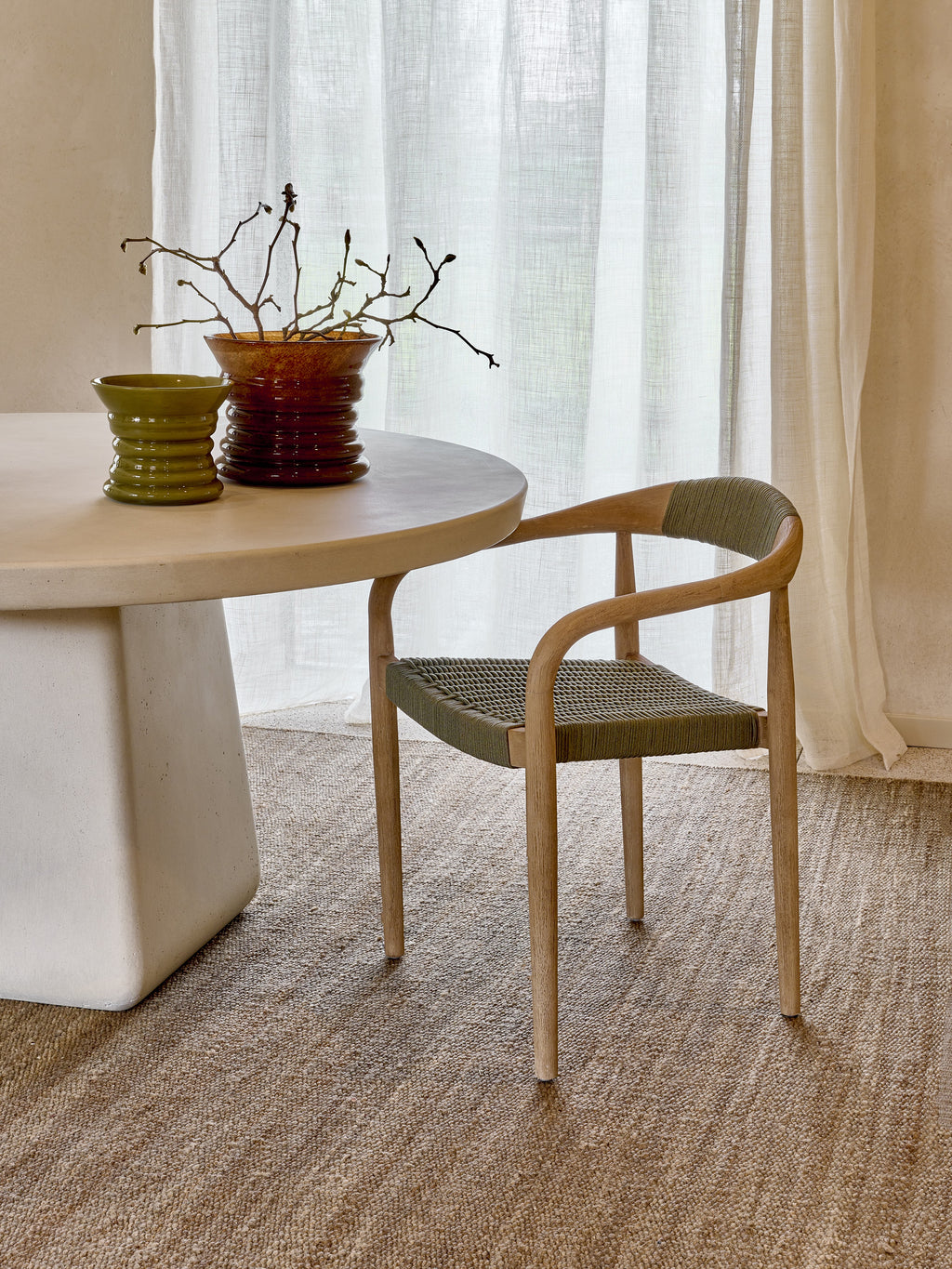 KATHU - Teppich - Jute - L 350 x W 250 cm - Sandfarben