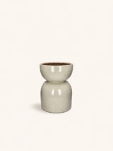 Wit – MIMEA - maceta - aluminio - DIA 32 x H 43 cm - marfil