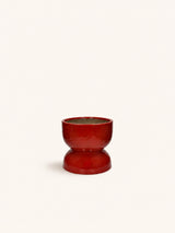 Rood – MIMEA - maceta - aluminio - DIA 29 x H 27 cm - rojo