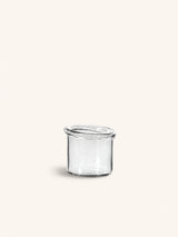 Transparant – CLARA - vase / candle holder - glass - DIA 11 x H 9,5 cm - transparent
