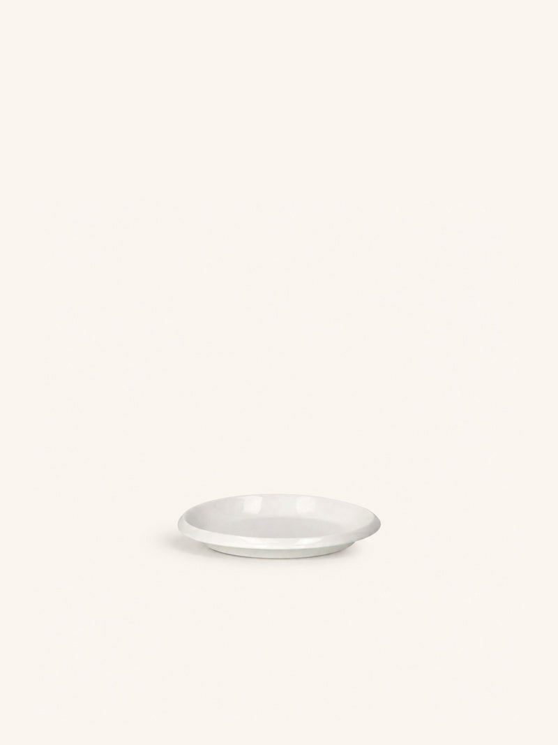 KOJIN - aperitiefbordje - porselein - DIA 12,7 x H 1,8 cm - wit