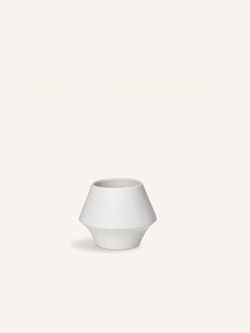 KOJIN - beker 21 CL - porselein - DIA 9 x H 7,5 cm - wit