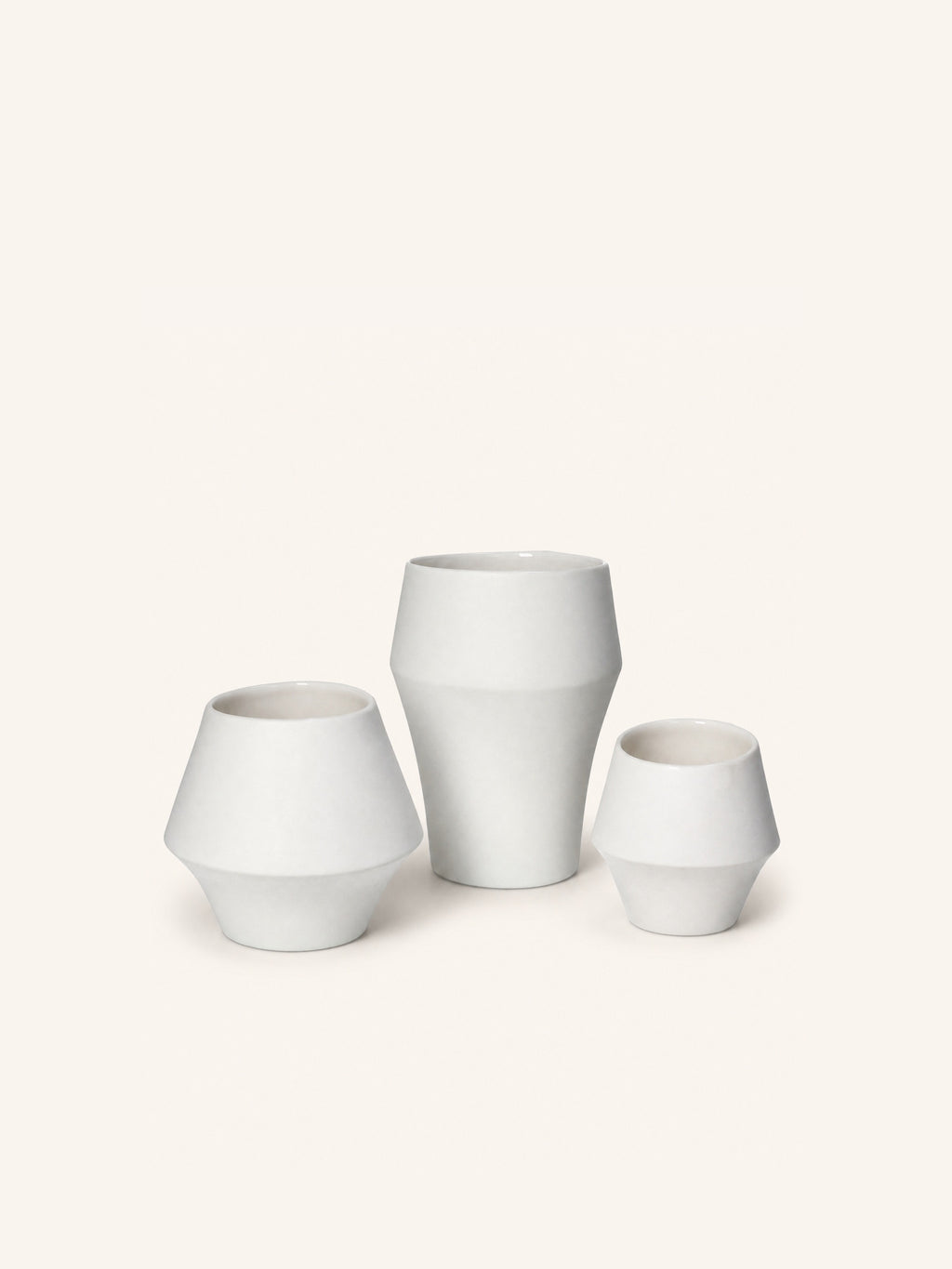 KOJIN - taza 21 CL - porcelana - DIA 9 x H 7,5 cm - blanco