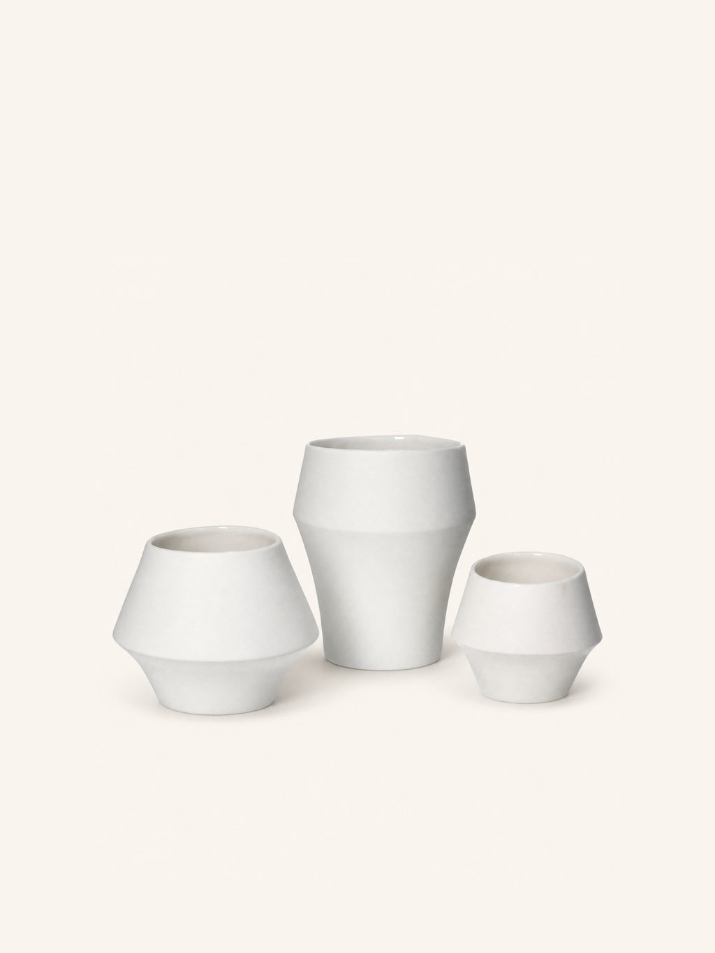 KOJIN - cup 30 CL - porcelain - DIA 9 x H 10 cm - white