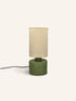 KOSI - tafellamp - zeegras - DIA 21 x H 51 cm - groen