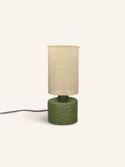 KOSI - table lamp - seagrass - DIA 21 x H 51 cm - green
