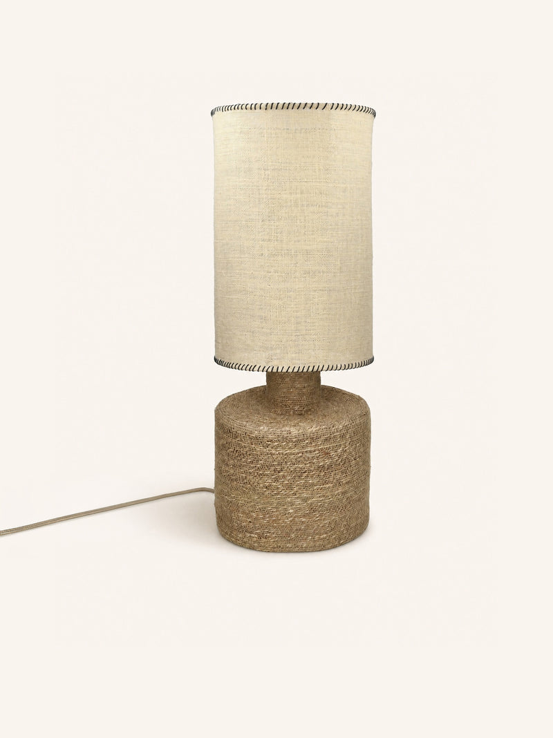 KOSI - table lamp - seagrass - DIA 25,5 x H 66,5 cm - natural