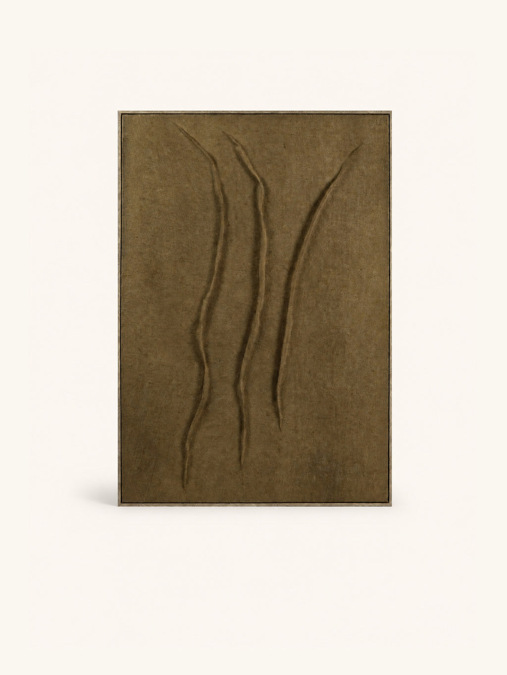 ONDULA - decoración de pared - yute - L 143 x W 4 x H 103 cm - natural