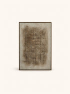 LABYRINTH - décoration murale - toile - L 123 x W 4 x H 83 cm - beige