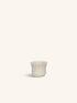 TIERNO - theelichthouder - porselein - DIA 7,5 x H 6 cm - gebroken wit