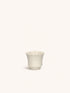 TIERNO - theelichthouder - porselein - DIA 9,5 x H 8,3 cm - gebroken wit