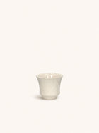 TIERNO - tealight holder - porcelain - DIA 9,5 x H 8,3 cm - off-white