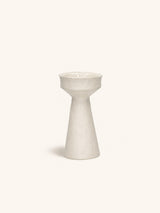 Wit – TIERNO - chandelier - porcelaine - DIA 9,3 x H 17,3 cm - blanc cassé