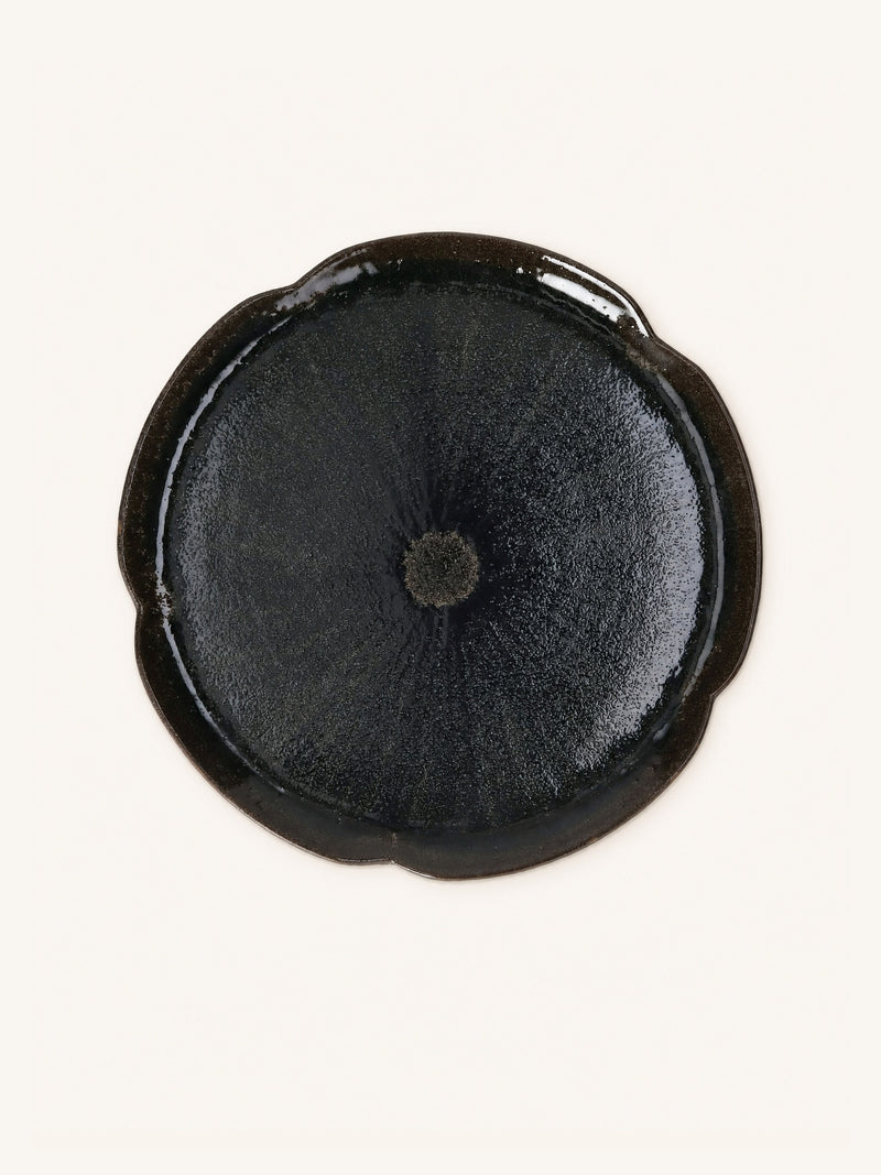 CYCLE - serving plate - stoneware - DIA 31 x H 2,1 cm - mix of colours