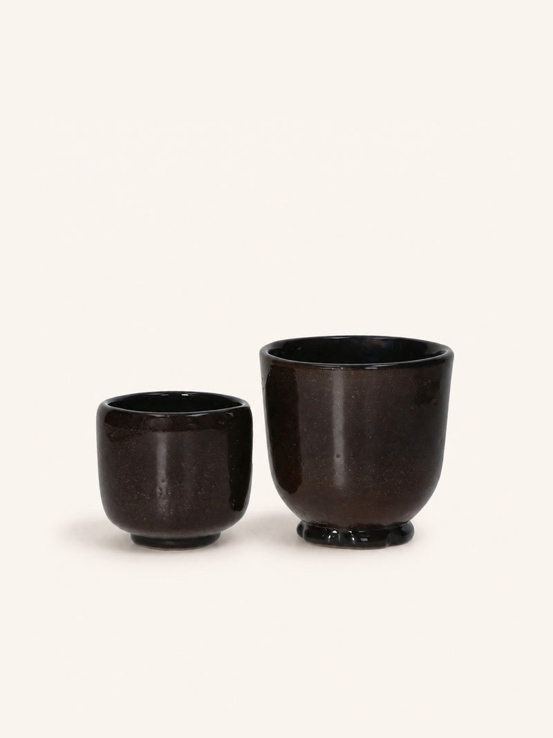 CYCLE - cup 20 CL - stoneware - DIA 8 x H 7,5 cm - mix of colors