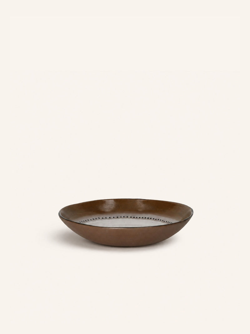 CYCLE - pasta bowl - stoneware - DIA 21 x H 5,5 cm - mix of colors