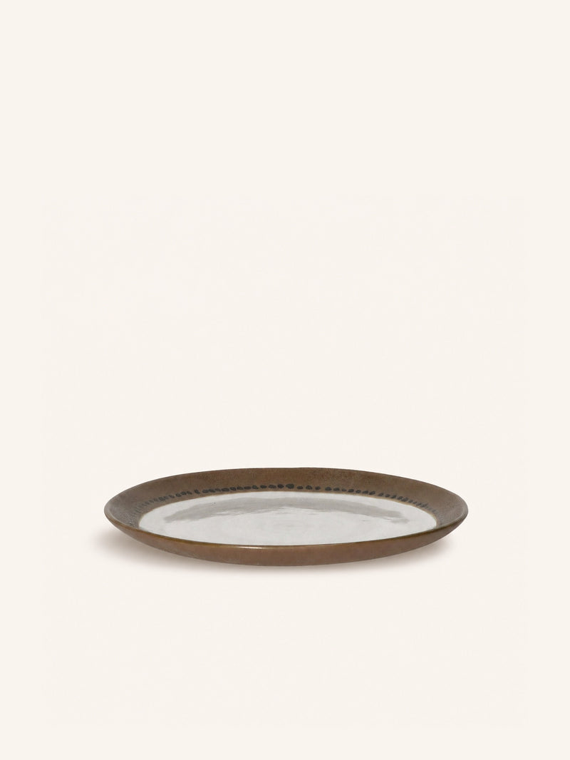 CYCLE - dessert plate - stoneware - DIA 21 x H 2 cm - mix of colors