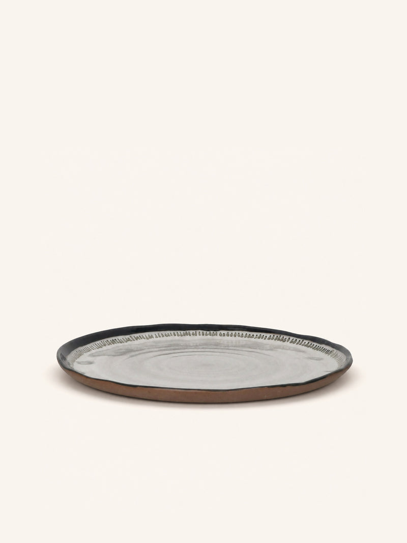 CYCLE - dinner plate - stoneware - DIA 27 x H 1,8 cm - mix of colors