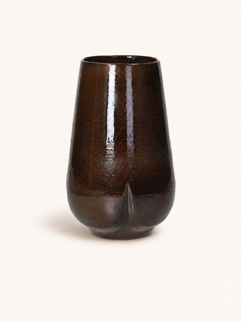 CYCLE - vaso - gres - DIA 10,5 x H 23 cm - mix di colori