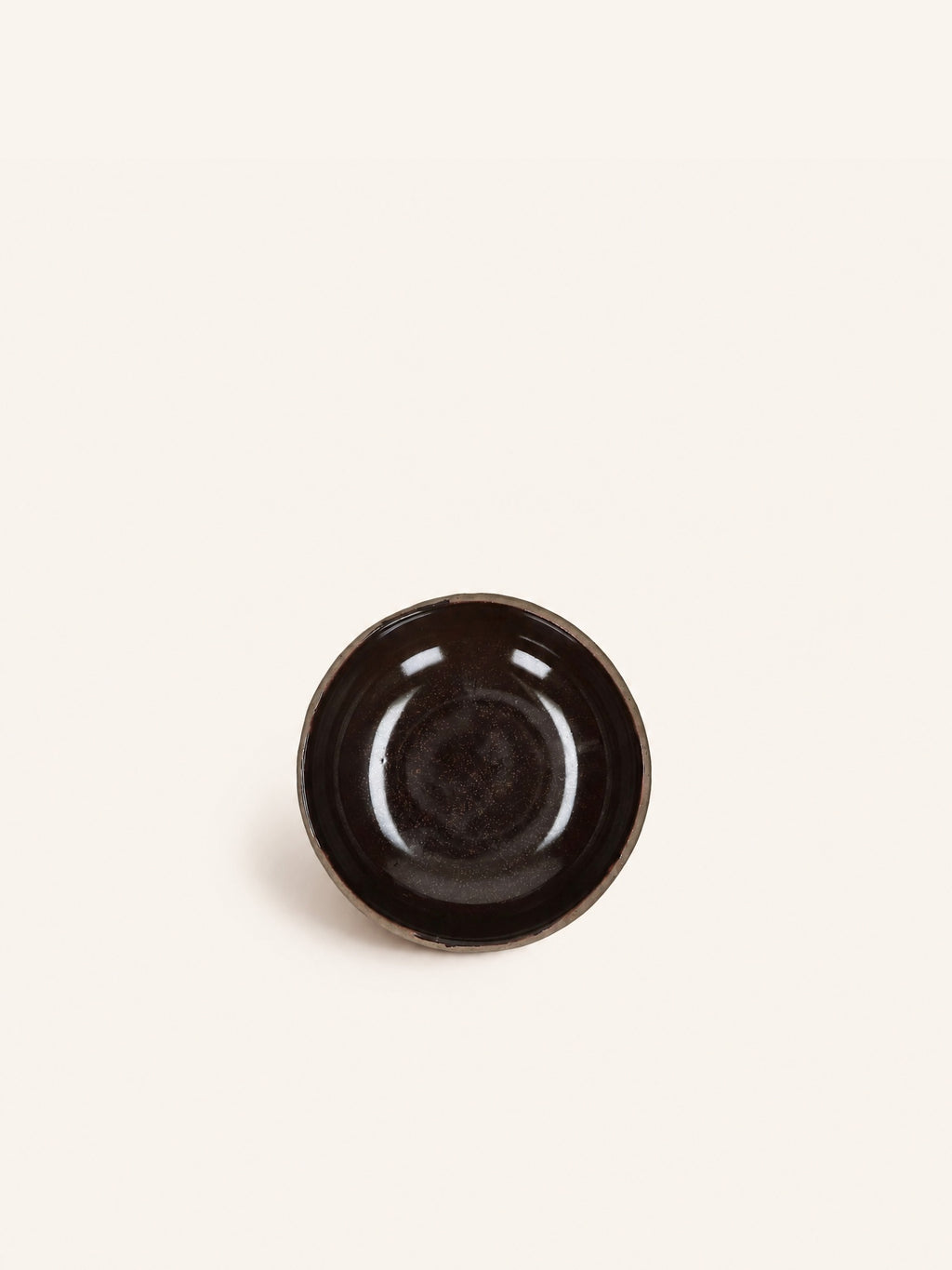 IGNI - kom - Steinzeug - DIA 11 x H 3,7 cm - Aubergine