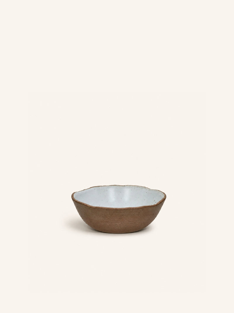 IGNI - soup bowl - stoneware - DIA 15,5 x H 5,5 cm - off-white