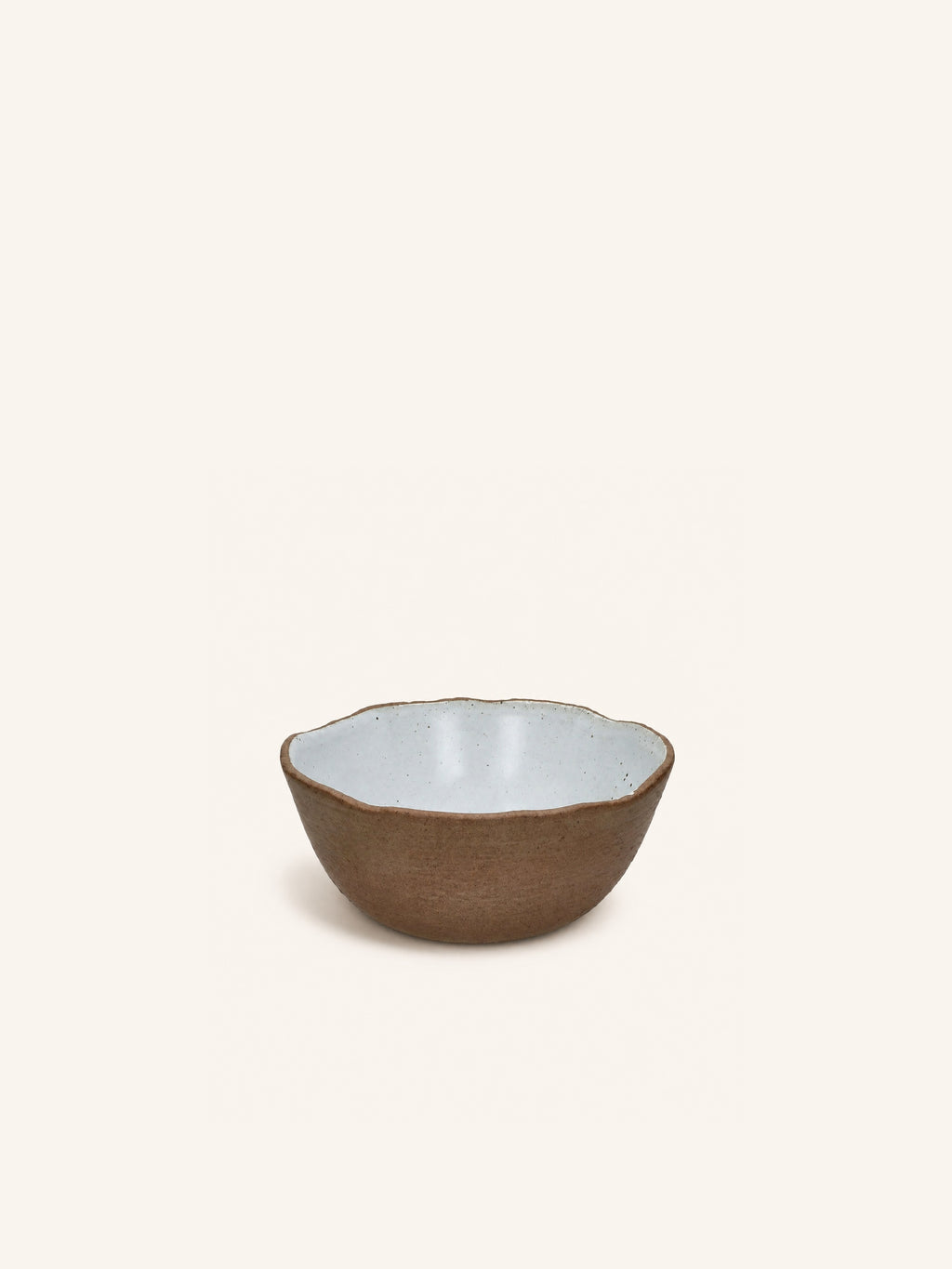 IGNI - deep plate - stoneware - DIA 24 x H 5,5 cm - off-white