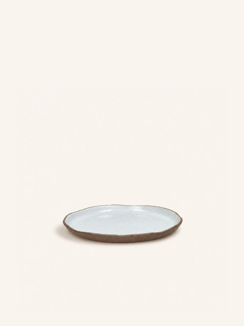 IGNI - dessert plate - stoneware - DIA 16 cm - off-white
